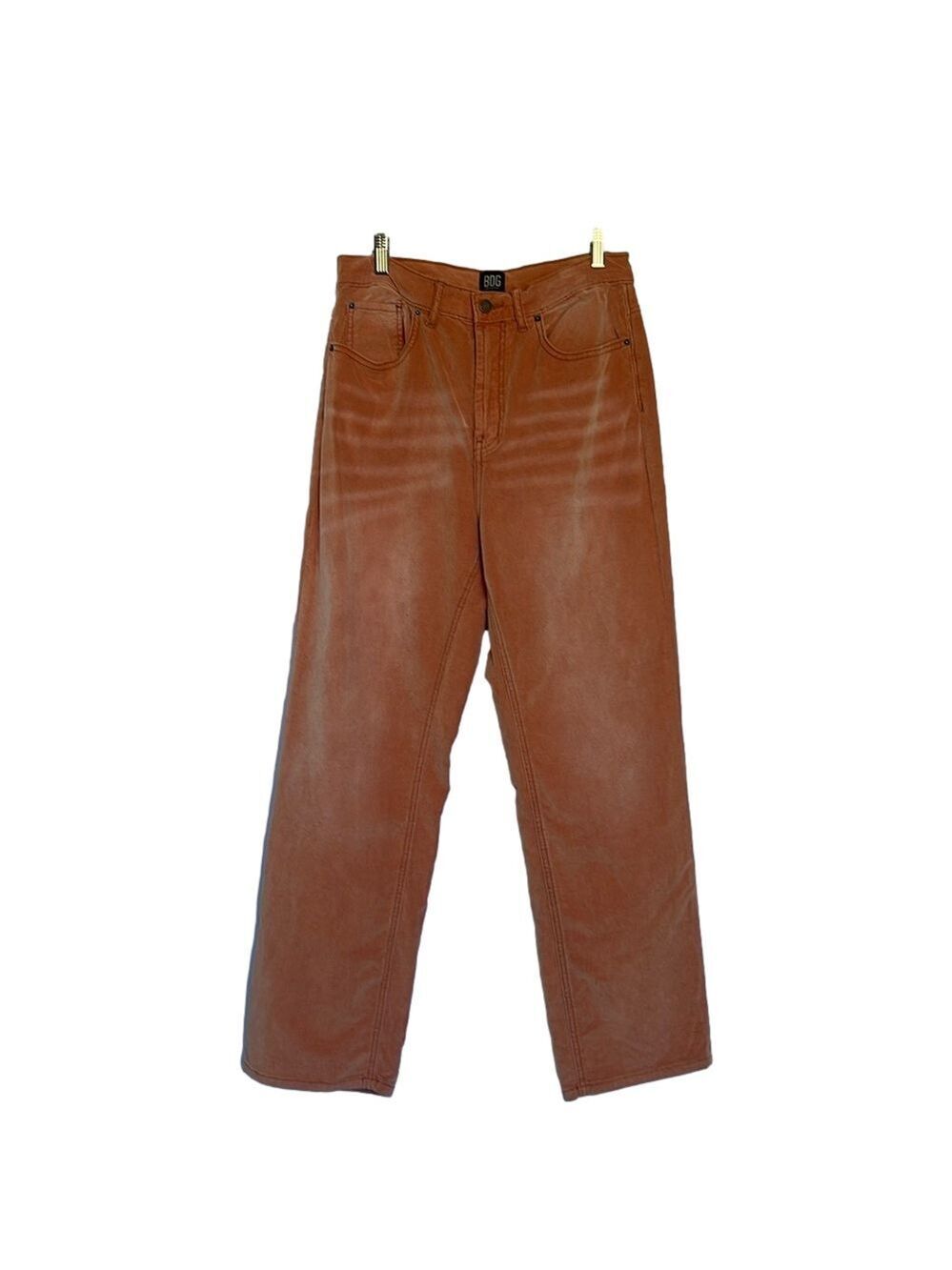 BDG Urban Outfitters Peach Velvet Pants Size 30 Wide Leg High Rise Girlfriend